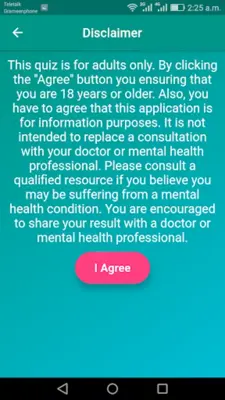 Mental Health Test android App screenshot 6